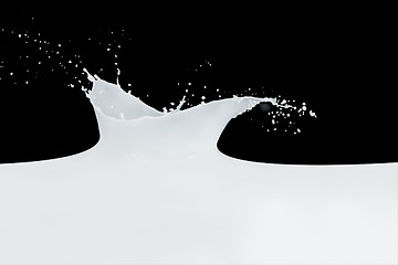 Image showing milk splash