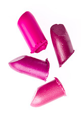 Image showing scraps of lipstick