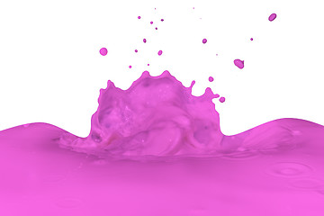 Image showing splashing paint