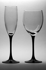 Image showing Empty glasses