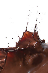 Image showing pouring chocolate