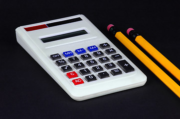 Image showing Old electronic calculator