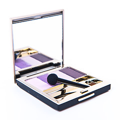 Image showing set of eyeshadows