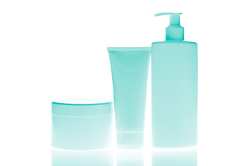 Image showing cosmetic bottles