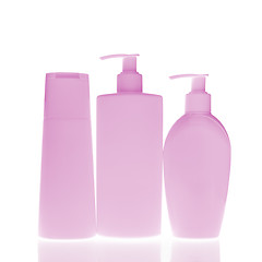 Image showing cosmetic bottles