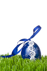 Image showing easter egg in grass