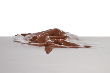 Image showing chocolate splash