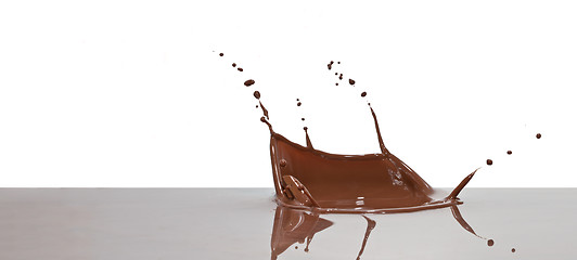 Image showing chocolate splash