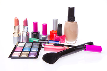 Image showing set of cosmetic products