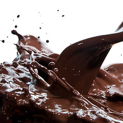 Image showing pouring chocolate