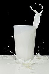 Image showing milk splash