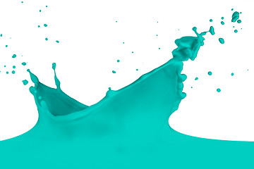 Image showing splashing paint