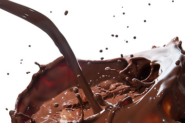 Image showing pouring chocolate