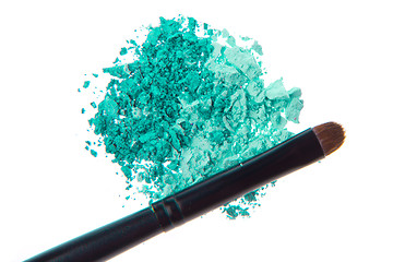 Image showing crushed eyeshadows