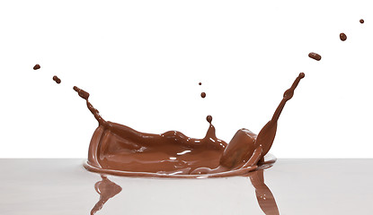 Image showing chocolate splash