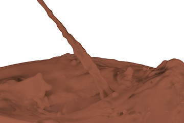 Image showing splashing milk