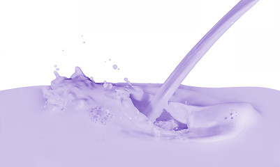 Image showing splashing milk