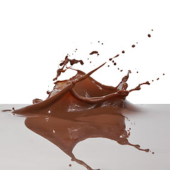 Image showing chocolate splash