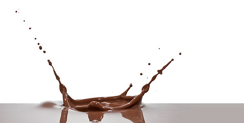 Image showing chocolate splash