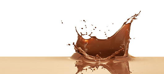 Image showing chocolate splash