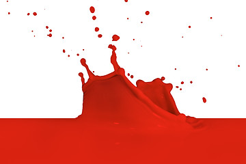 Image showing splashing paint