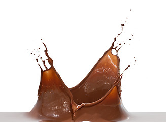 Image showing chocolate splash