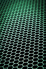 Image showing abstract metallic grid