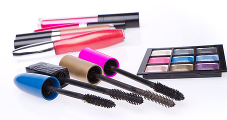 Image showing makeup set isolated