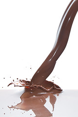 Image showing pouring chocolate