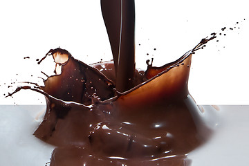 Image showing pouring chocolate