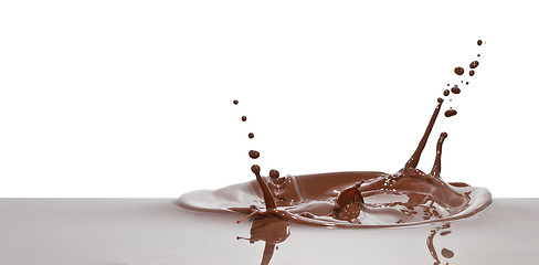 Image showing chocolate splash