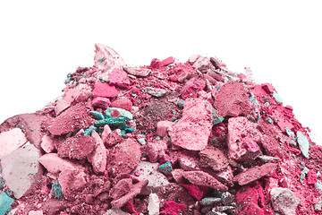 Image showing crushed eyeshadows