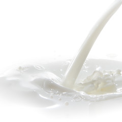 Image showing milk splash