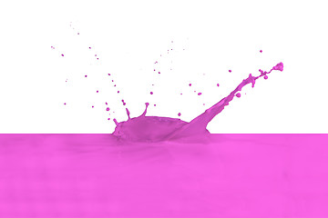 Image showing splashing paint