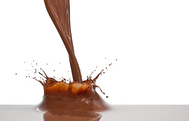 Image showing chocolate splash