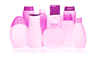 Image showing cosmetic bottles