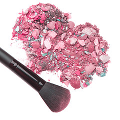 Image showing crushed eyeshadows