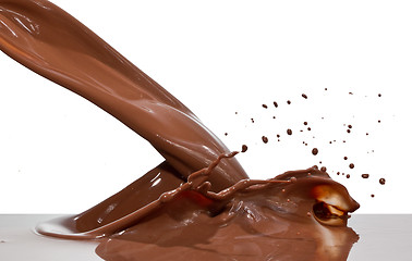 Image showing chocolate splash