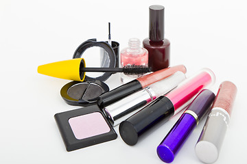 Image showing collection of make-up