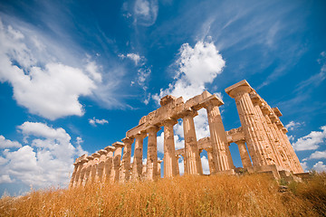 Image showing Greek temple in Selinunte