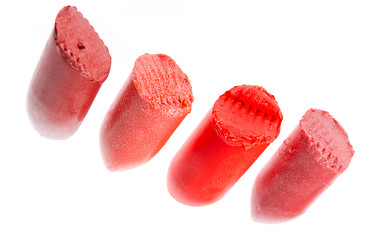 Image showing scraps of lipstick