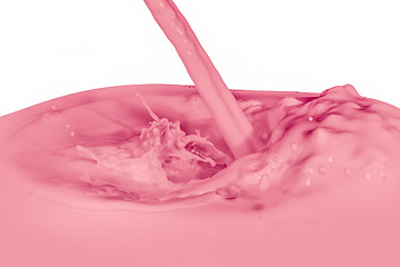 Image showing splashing milk