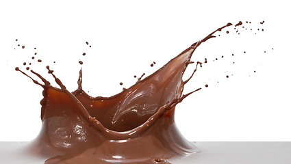 Image showing chocolate splash