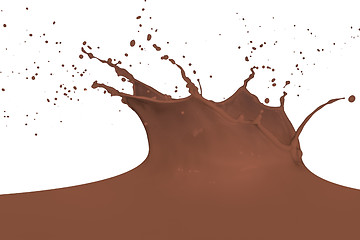 Image showing splashing milk