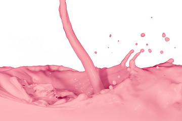 Image showing splashing milk