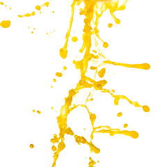 Image showing orange juice splash