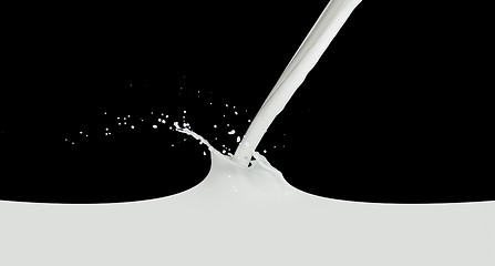 Image showing milk splash