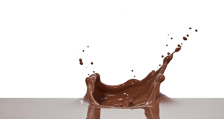 Image showing chocolate splash