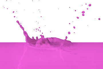 Image showing splashing paint