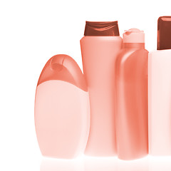 Image showing cosmetic bottles